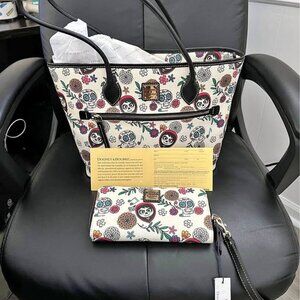 BRAND NEW Dooney & Bourke X Disney Pixar CoCo Tote Bag &Wristlet Wallet.